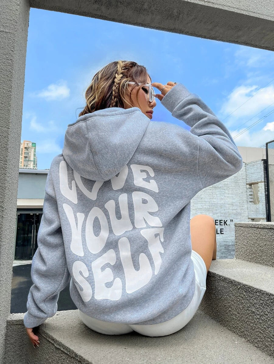 Hoodie with statement - Phoebe