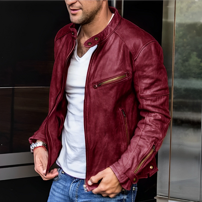 Dalton Leather Jacket Year-round style 