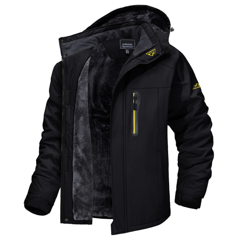 Karlo men's winter jacket with waterproof function