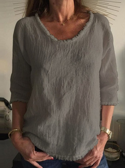 Casual Linen Blouse