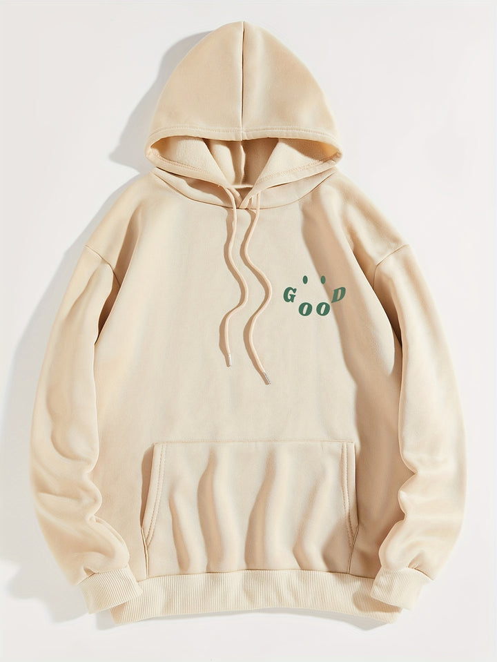 Cotton Hoodie with Statement - Zara