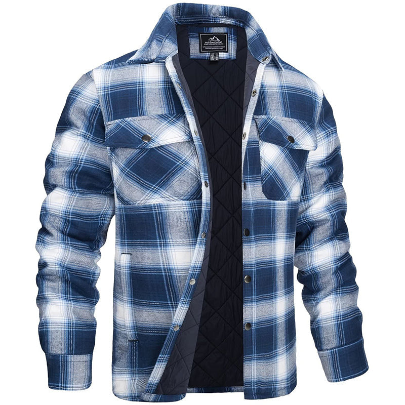 Checkered lumberjack jacket for men Dolf 