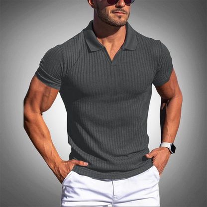 Elegant Slim Fit Polo Shirt Gilon