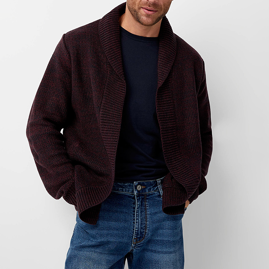 Elegant wool cardigan for men Howard