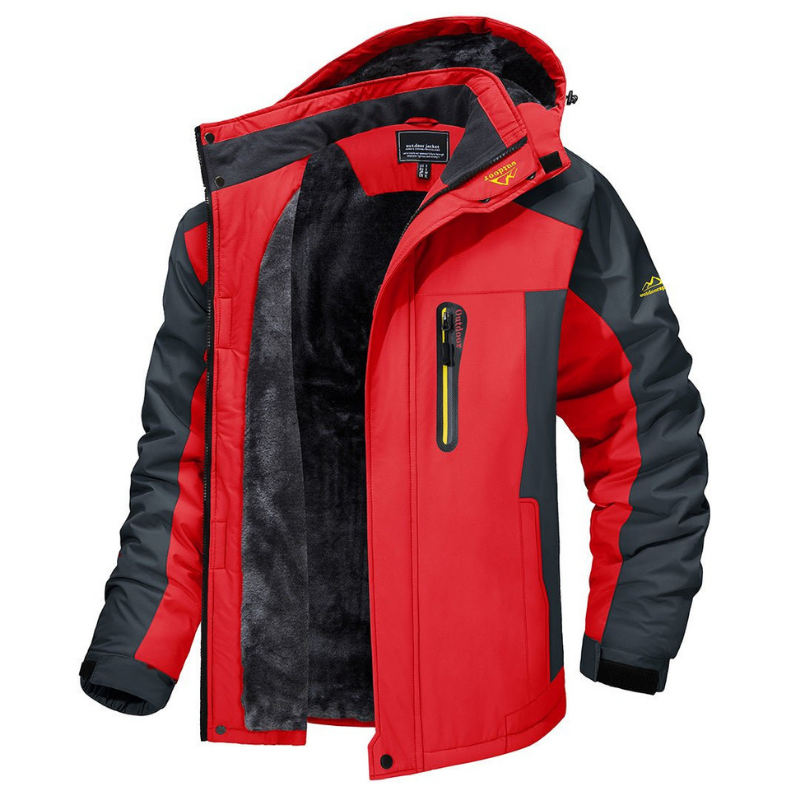 Karlo men's winter jacket with waterproof function