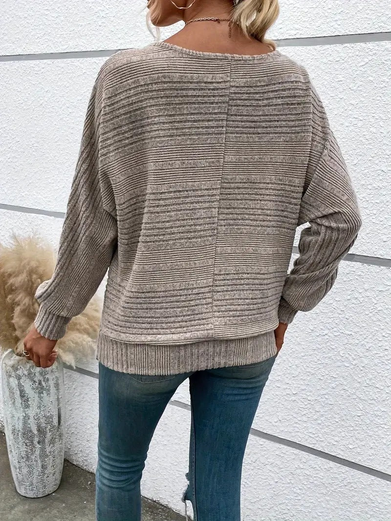 Sheila batwing-sleeved sweater