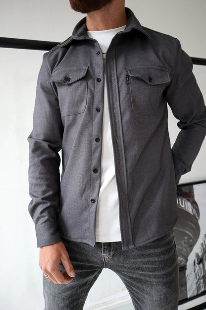 Modern men's shirt jacket Azan