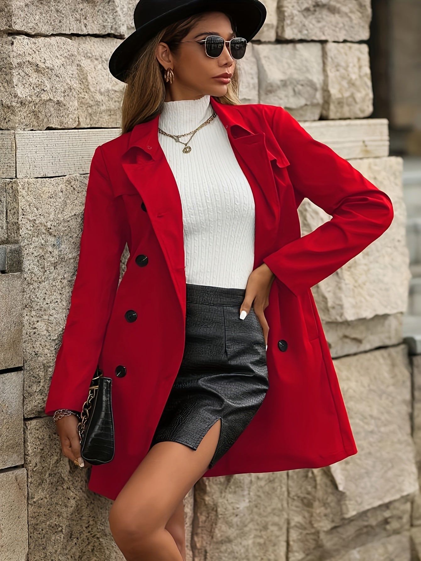 Stylish winter trench coat for women Myrthe