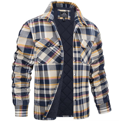 Checkered lumberjack jacket for men Dolf 