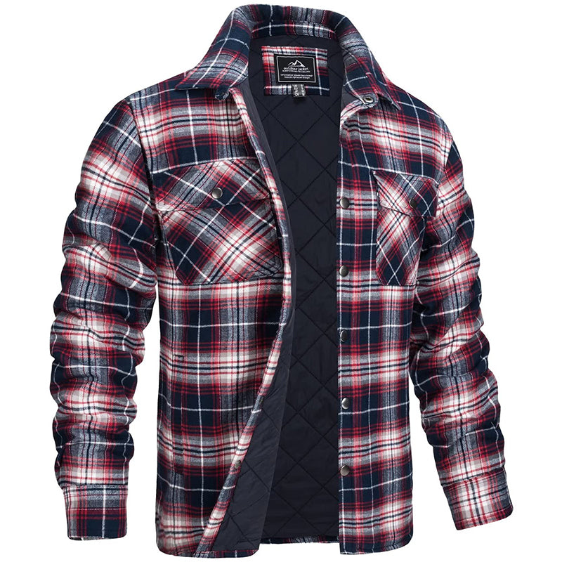 Checkered lumberjack jacket for men Dolf 