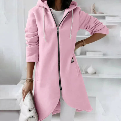 Long hooded zipper - Alba