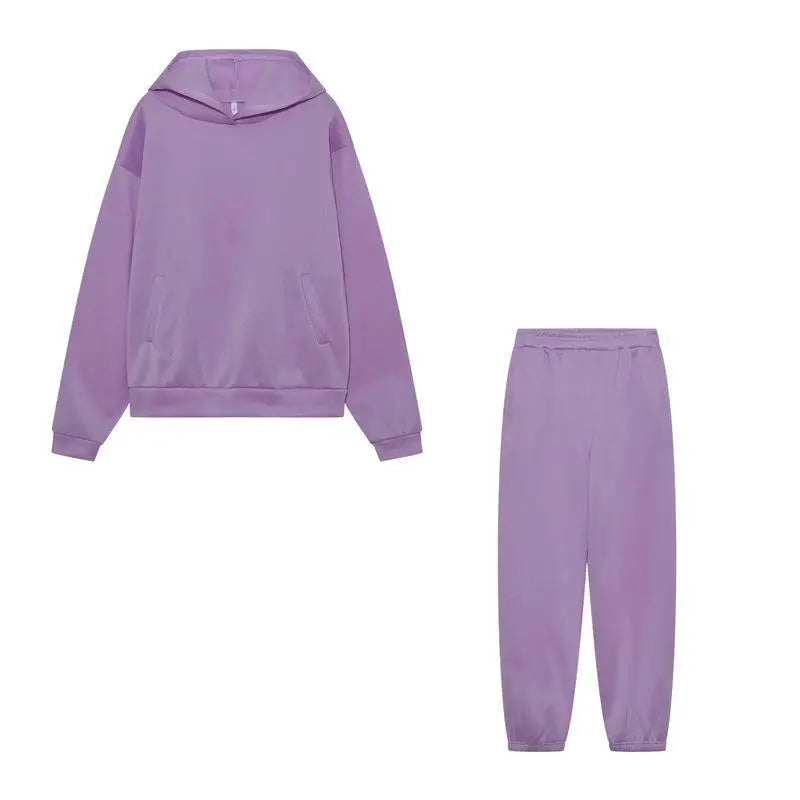 Thickened long-sleeved sweater and pants set Alessia