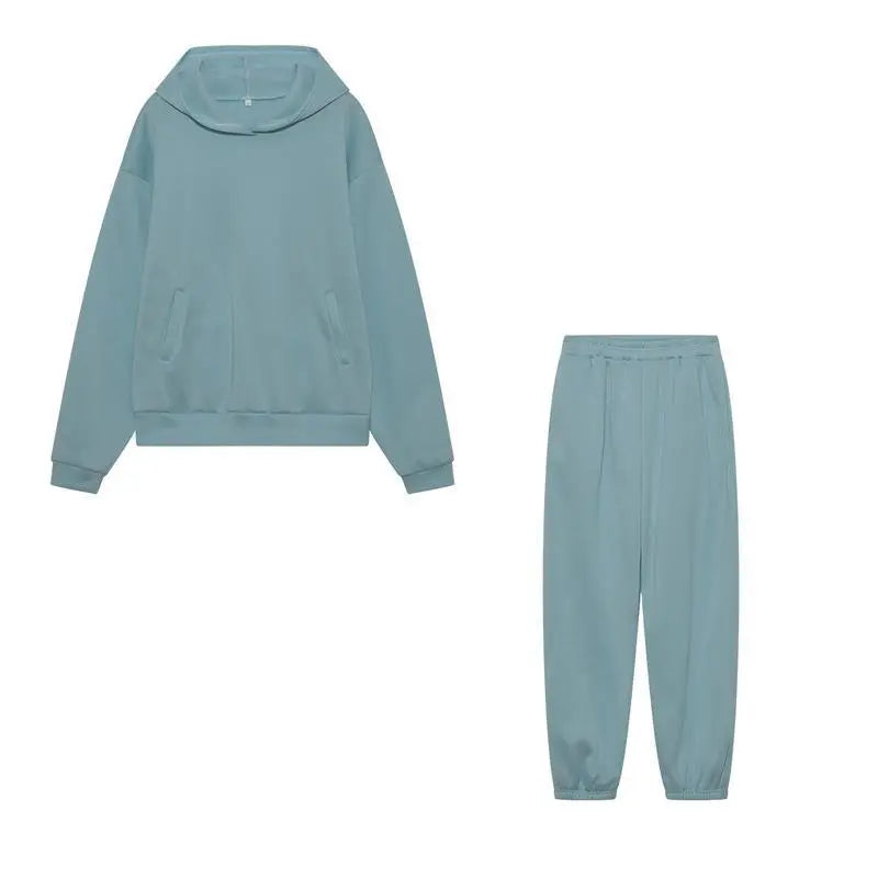 Thickened long-sleeved sweater and pants set Alessia