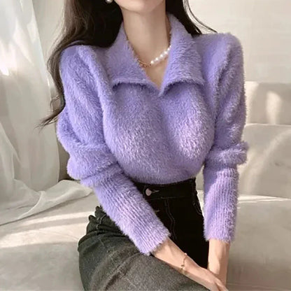 Sweater with Peter Pan collar Alicia