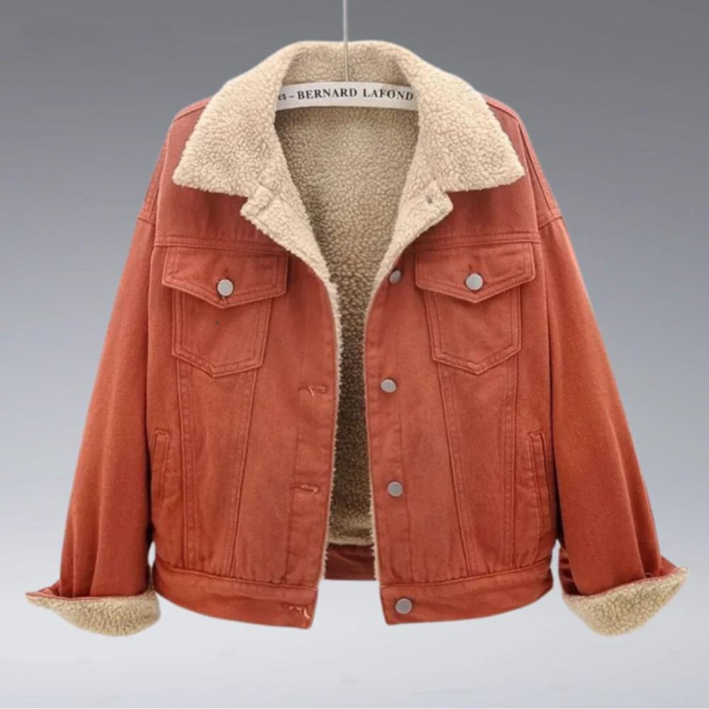 Winter denim jacket for women Anelie