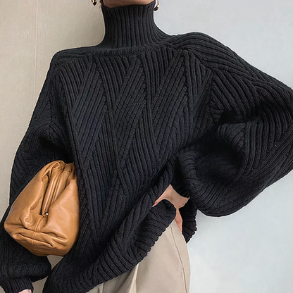 Stylish turtleneck sweater - Aria