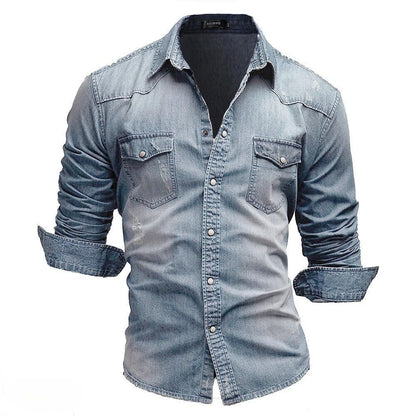 Retro denim shirt for men Artur