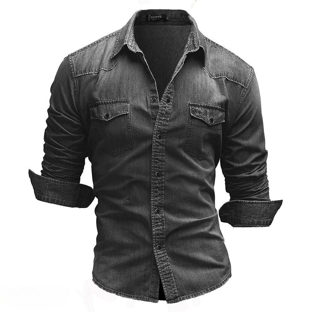 Retro denim shirt for men Artur