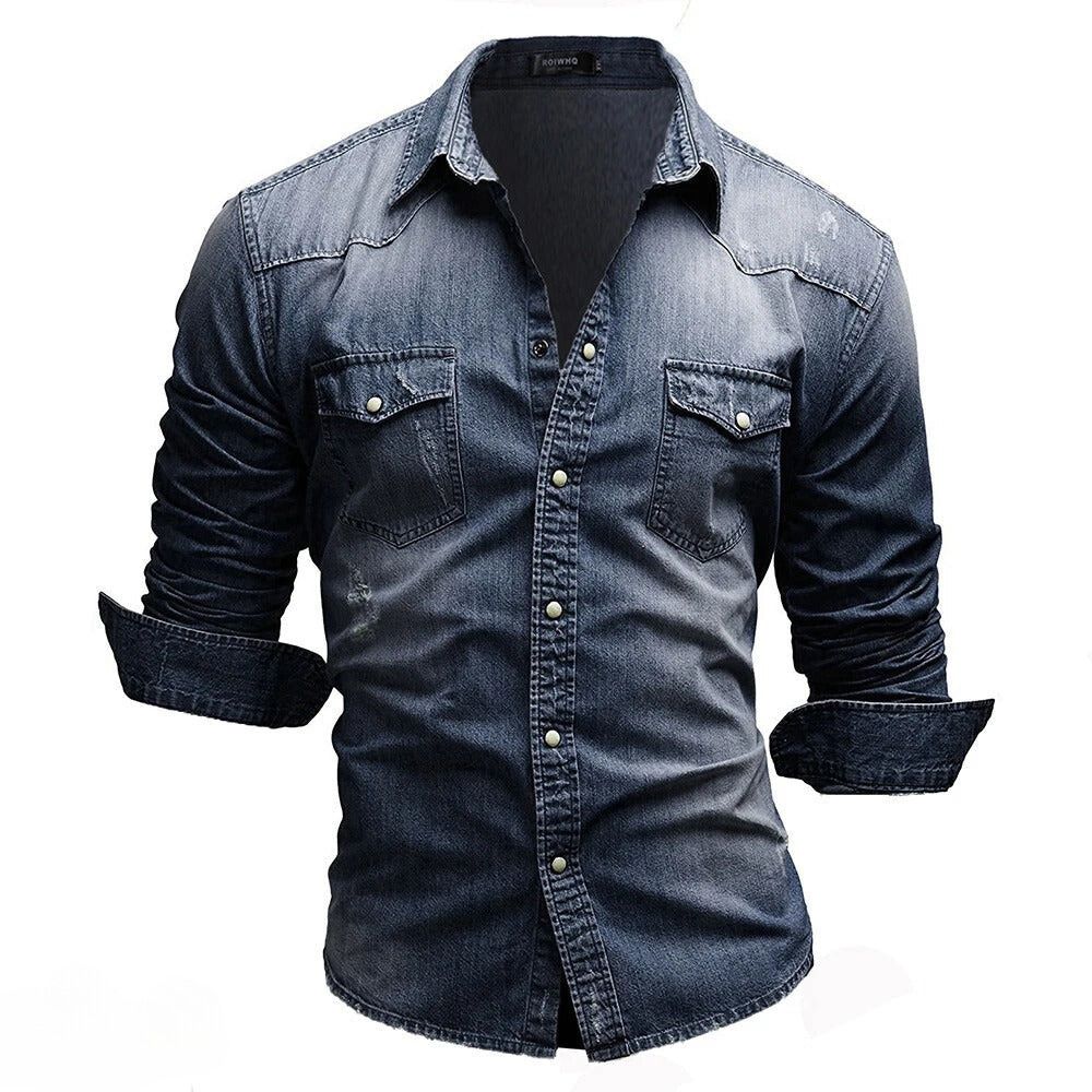 Retro denim shirt for men Artur