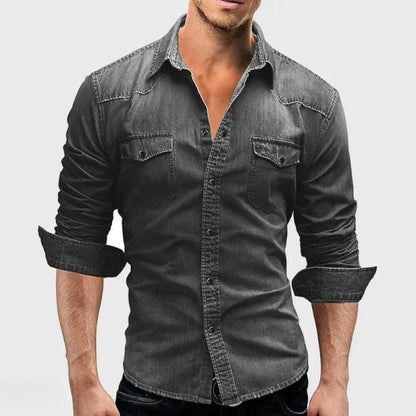 Retro denim shirt for men Artur