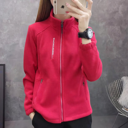 Sporty fleece jacket for women Ava 