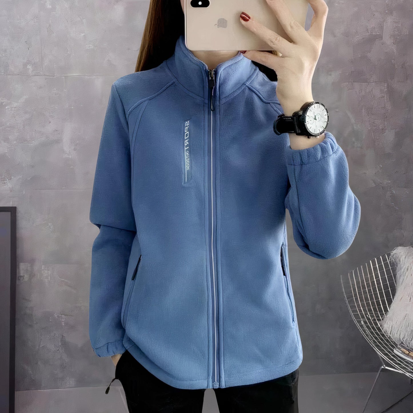 Sporty fleece jacket for women Ava 