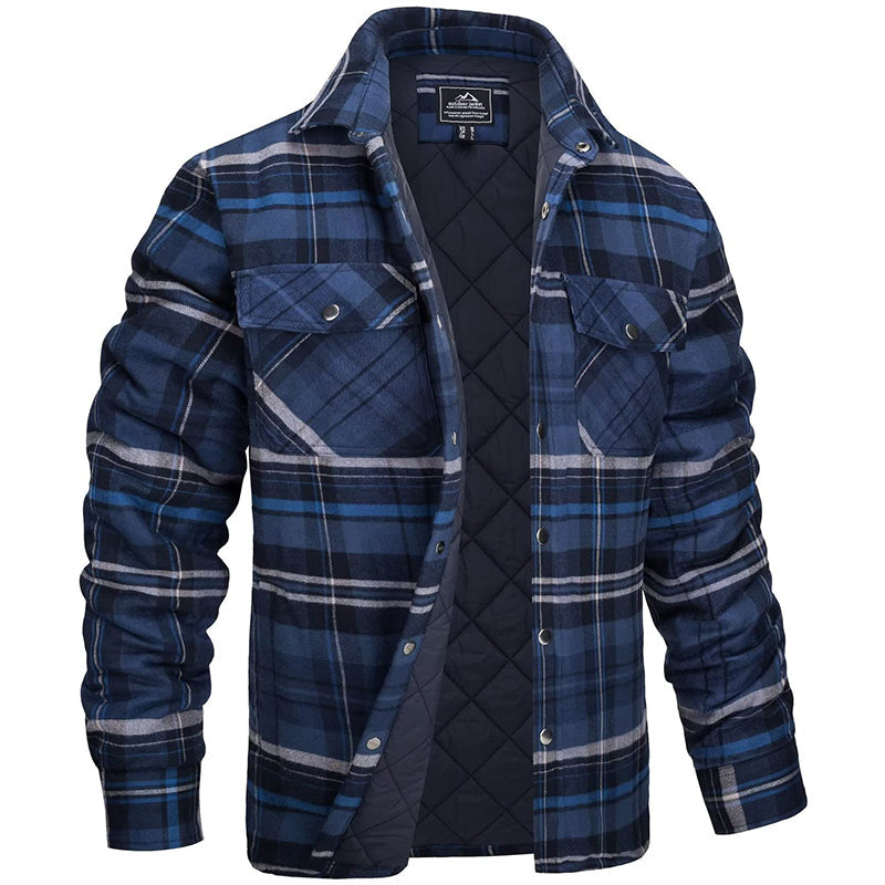 Checkered lumberjack jacket for men Dolf 