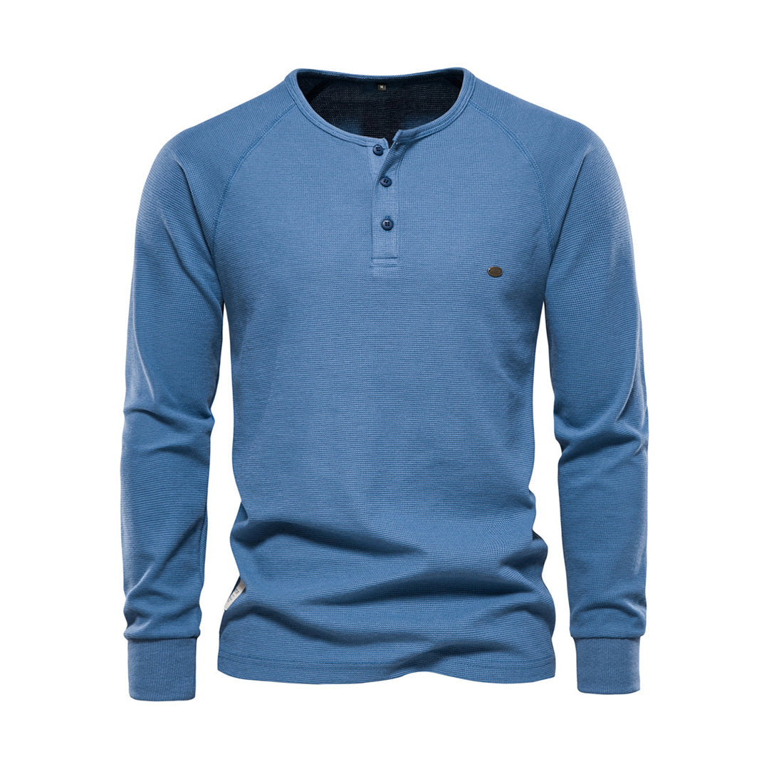 Comfortable men's long-sleeved shirt Ingo