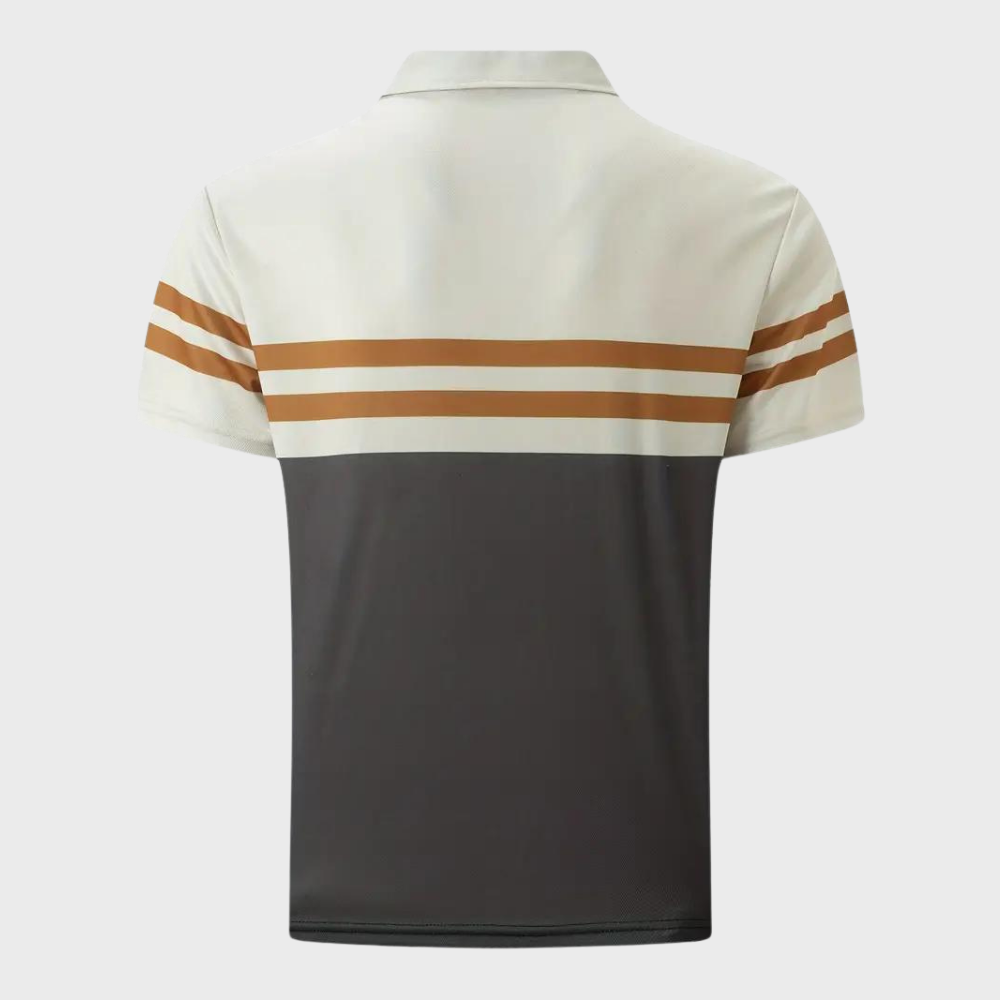 Elegant Striped Polo Shirt for Men Jako