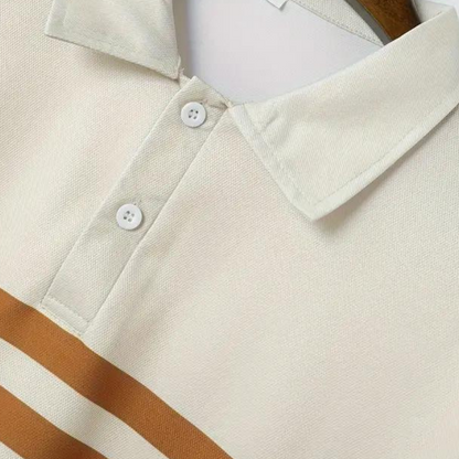 Elegant Striped Polo Shirt for Men Jako