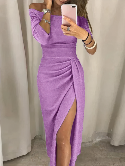 shoulder-accentuated pencil dress Carina