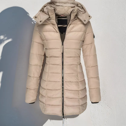 Women's winter coat with hood Carlis