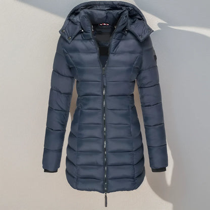 Women's winter coat with hood Carlis