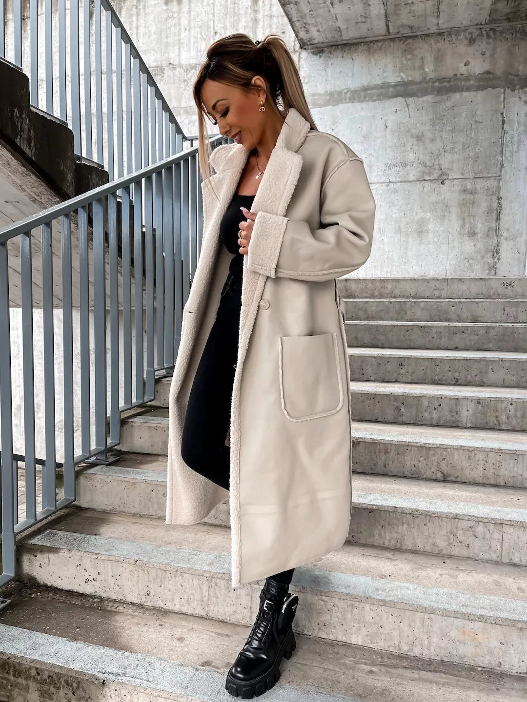 Cozy fashion coat Celeste