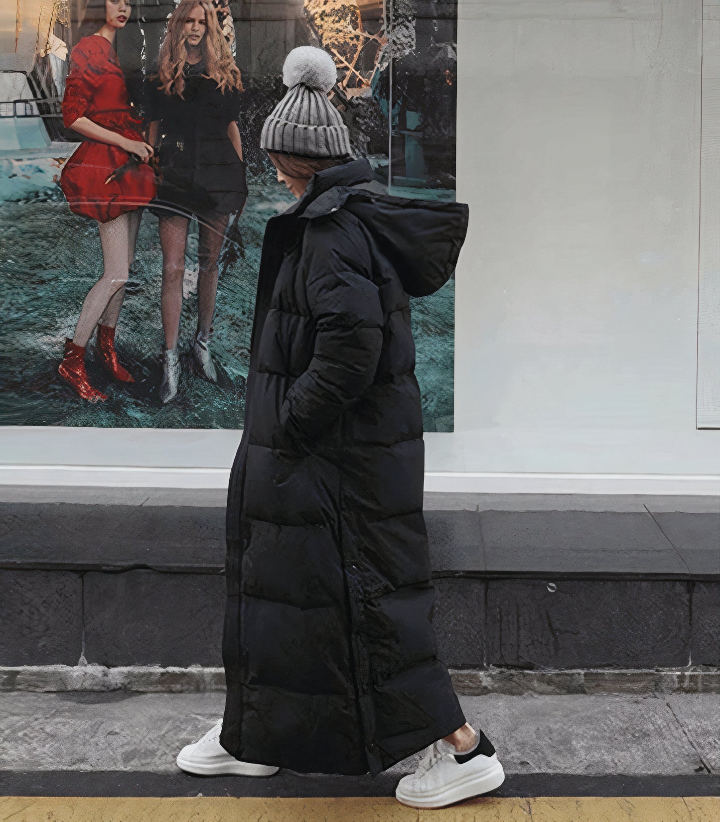 Oversized winter parka for women Cilla