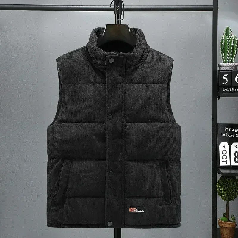 Warm corduroy vest for men Damian