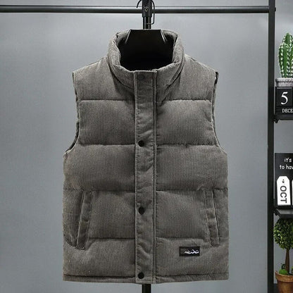 Warm corduroy vest for men Damian