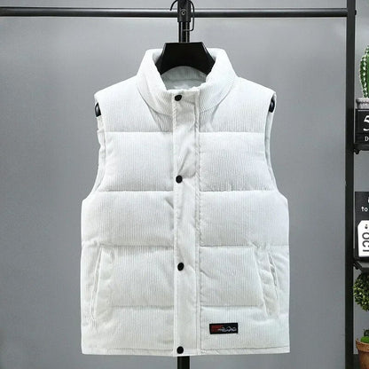 Warm corduroy vest for men Damian