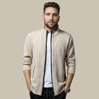 Men's zip-up cardigan Dane