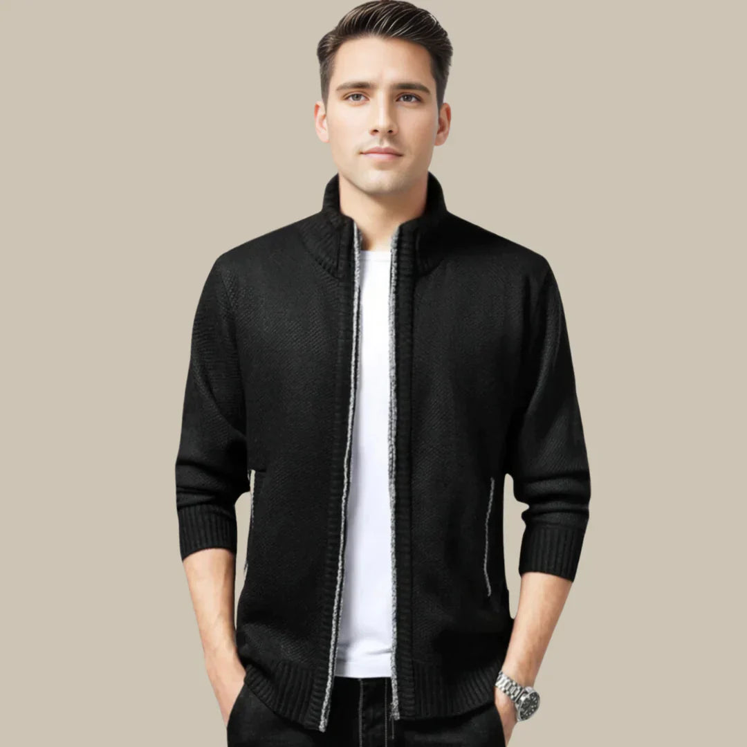 Men's zip-up cardigan Dane