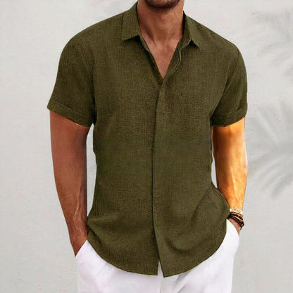 Retro linen shirt for men Davian