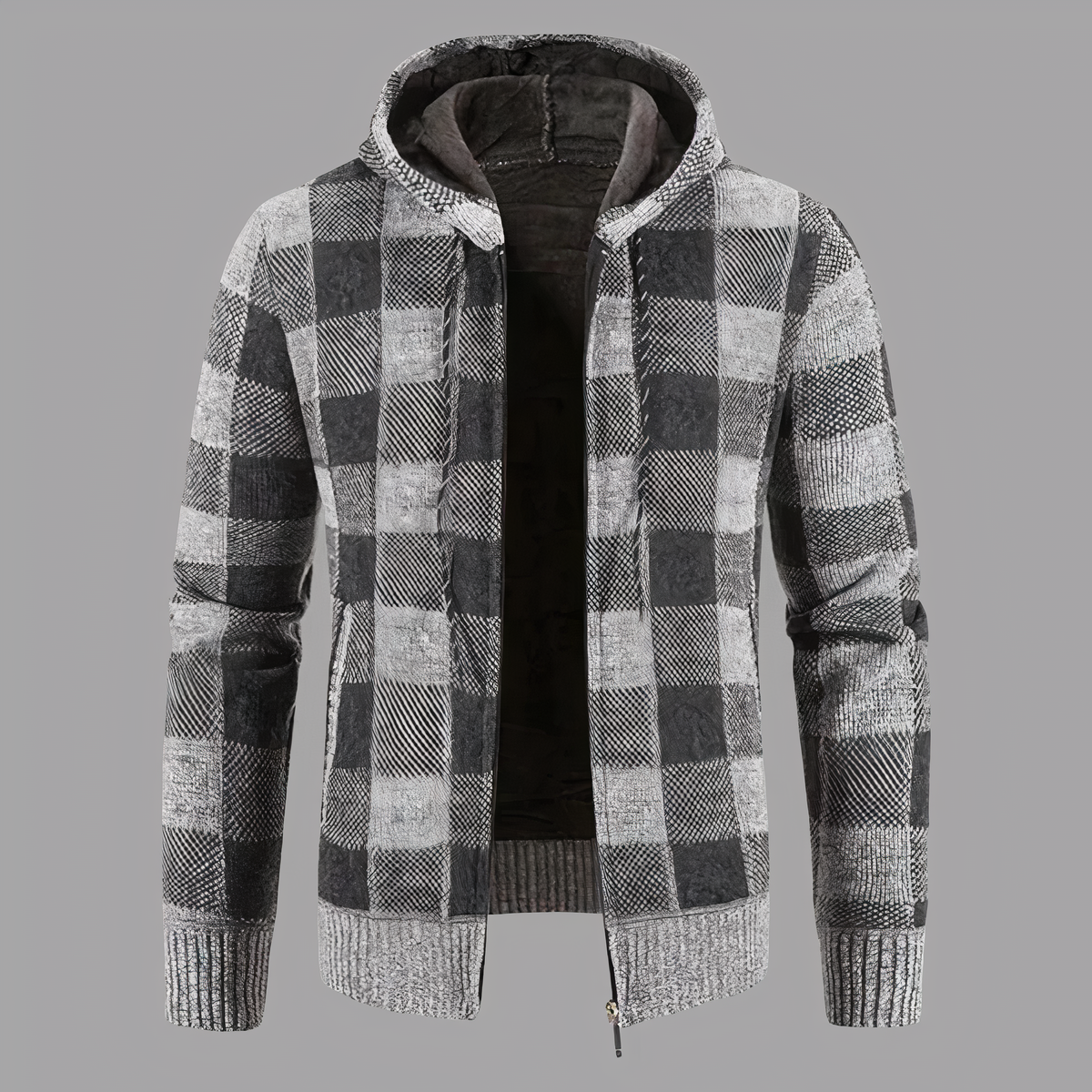 Derwyn Checkered Hoodie