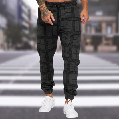 Luis - Checkered trousers for men 