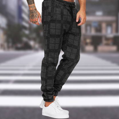 Luis - Checkered trousers for men 