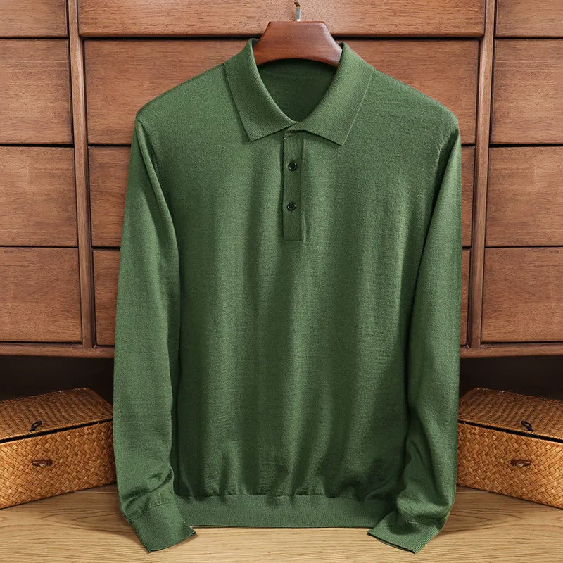 Casual long-sleeved polo shirt Rick