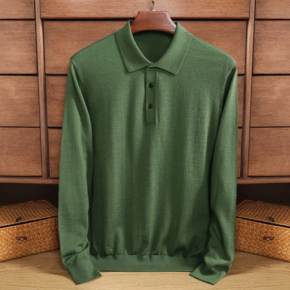 Casual long-sleeved polo shirt Rick