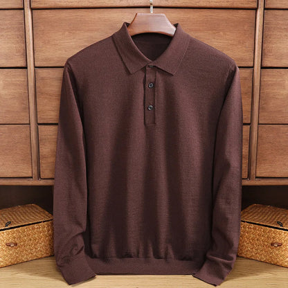 Casual long-sleeved polo shirt Rick