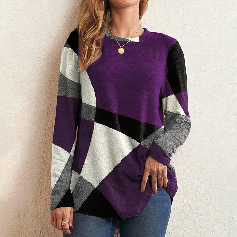 Ella color-block sweater