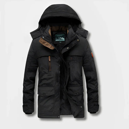 Multifunctional parka with lined hood Eric