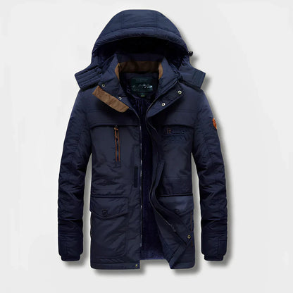 Multifunctional parka with lined hood Eric